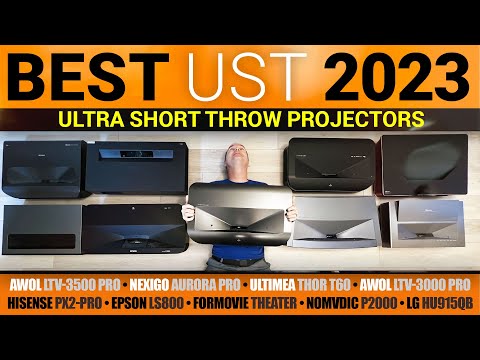 Best Ultra Short Throw Projectors 2023 (UST) || AWOL LTV-3500 Pro, Epson LS800, Nexigo Aurora Pro