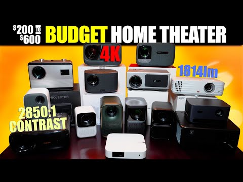 $200-600 Budget Home Theater Projectors? Surprisingly GOOD!