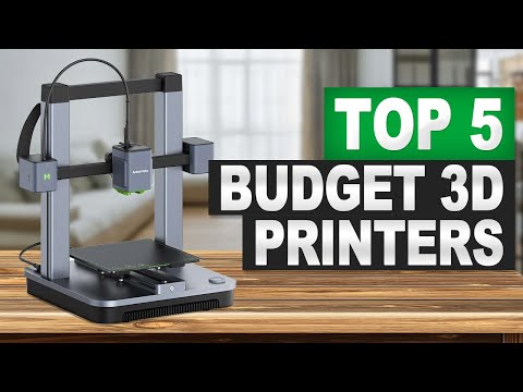 Top 5 BEST Budget 3D Printers in (2025) | Affordable 3D Printers!