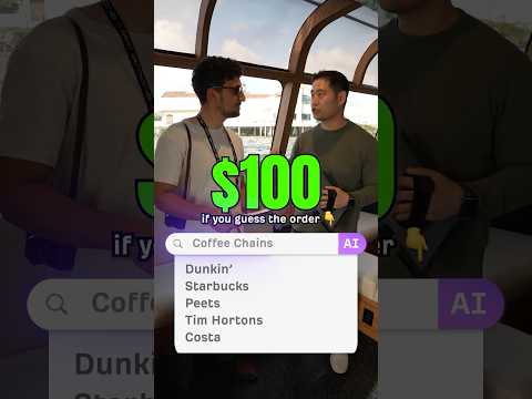 Rank these Coffee Chains in Google AI Search – Win $100