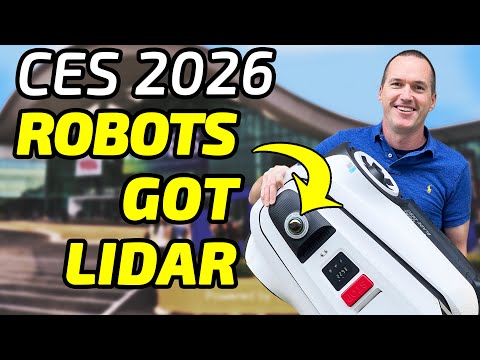 Lawn & Pool Robots Got LIDAR at CES 2026!